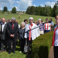 U sochy promluvila s.Šlahúnková, předsedkyně RR LKŽ